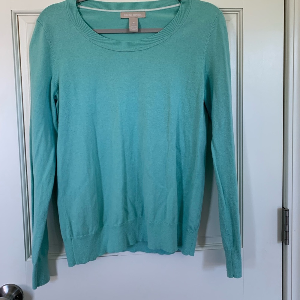 Banana Republic Women’s Crewneck Pullover Sweater Blue Size M
